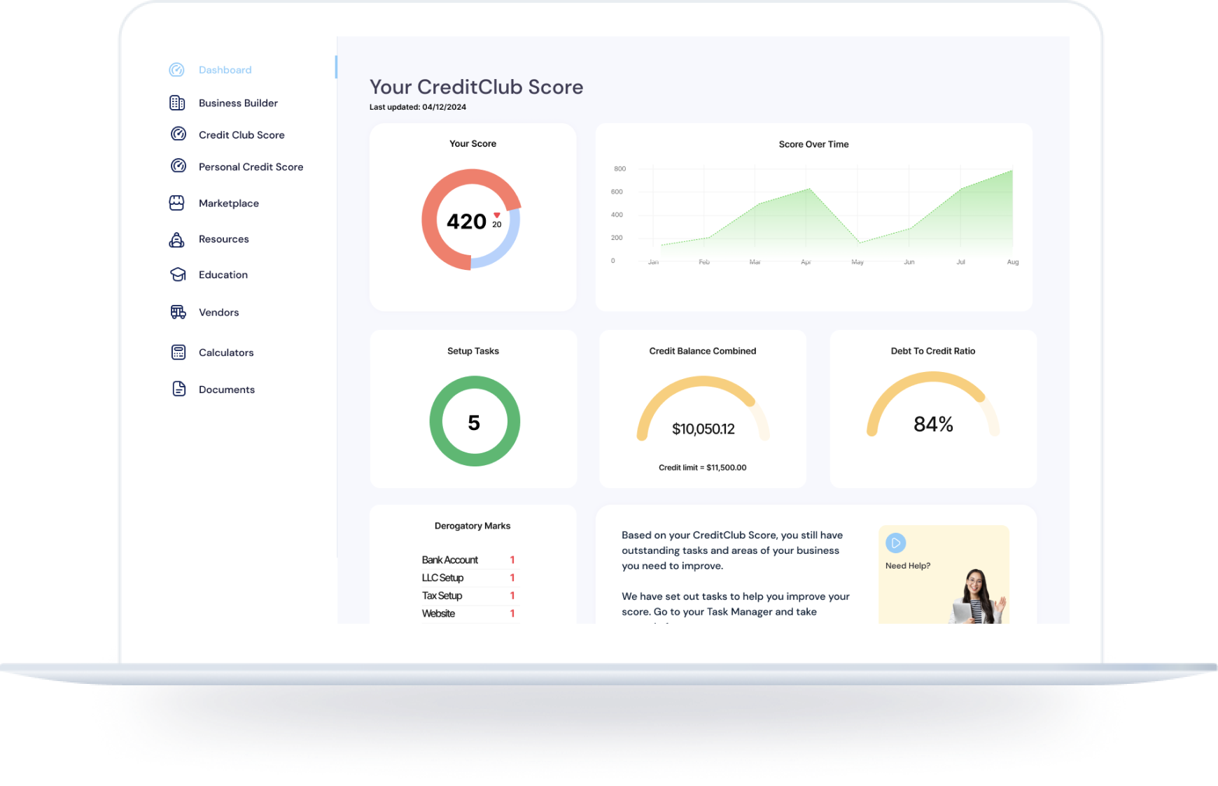 CreditClub platform